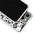 Disney Mickey Mouse Face Pattern iPhone 14 Pro Clear Case
